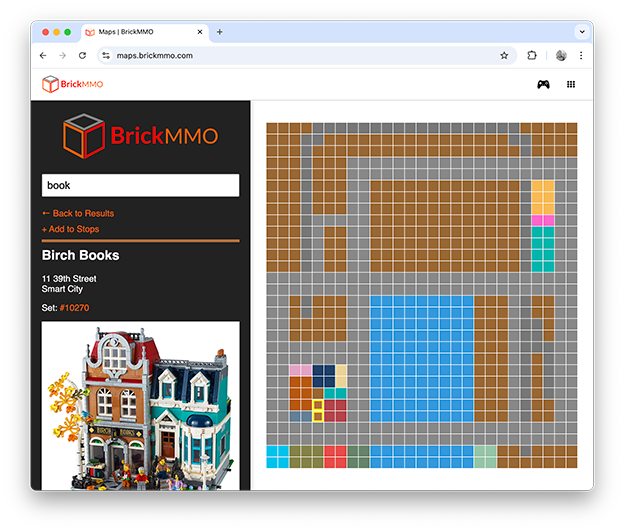 BrickMMO Maps App